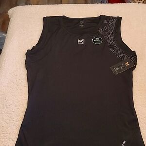 0001. NWT's MISSION's Moisture Active, Black top - Reflective!!
